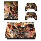 Attack on Titan 2 decal skin sticker for Xbox One X console and controllers