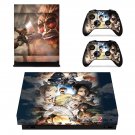 Attack on Titan 2 decal skin sticker for Xbox One X console and controllers