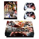 Attack on Titan 2 decal skin sticker for Xbox One X console and controllers