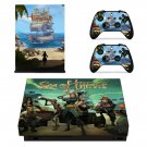 Sea of Thieves decal skin sticker for Xbox One X console and controllers