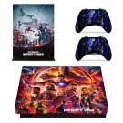 Avengers infinity war decal skin sticker for Xbox One X console and controllers