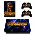 Avengers infinity war decal skin sticker for Xbox One X console and controllers