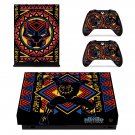 Black Panther decal skin sticker for Xbox One X console and controllers