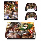 Attack on Titan 2 decal skin sticker for Xbox One X console and controllers