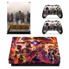 Avengers infinity war decal skin sticker for Xbox One X console and controllers