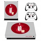 Bacardi Dragon Berry decal skin sticker for Xbox One X console and controllers