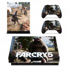Far Cry 5 decal skin sticker for Xbox One X console and controllers