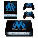 Olympique de Marseille decal skin sticker for Xbox One X console and controllers