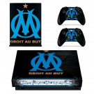 Olympique de Marseille decal skin sticker for Xbox One X console and controllers