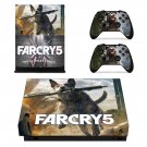 Far Cry 5 decal skin sticker for Xbox One X console and controllers