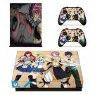 Fairy Tail decal skin sticker for Xbox One X console and controllers