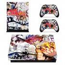 Fairy Tail decal skin sticker for Xbox One X console and controllers