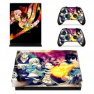 Fairy Tail decal skin sticker for Xbox One X console and controllers