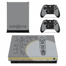 God of War 4 decal skin sticker for Xbox One X console and controllers