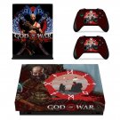 God of War 4 decal skin sticker for Xbox One X console and controllers