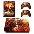 Far Cry 5 decal skin sticker for Xbox One X console and controllers