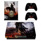 Kingdom Come Deliverance decal skin sticker for Xbox One X console and controllers