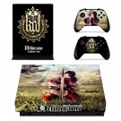 Kingdom Come Deliverance decal skin sticker for Xbox One X console and controllers