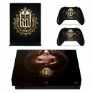 Kingdom Come Deliverance decal skin sticker for Xbox One X console and controllers