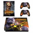 Avengers infinity war decal skin sticker for Xbox One X console and controllers