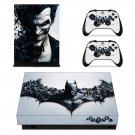 Batman Arkham Origins decal skin sticker for Xbox One X console and controllers