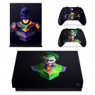 Batman VS Joker decal skin sticker for Xbox One X console and controllers