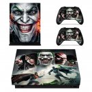 Injustice Gods Among Us decal skin sticker for Xbox One X console and controllers