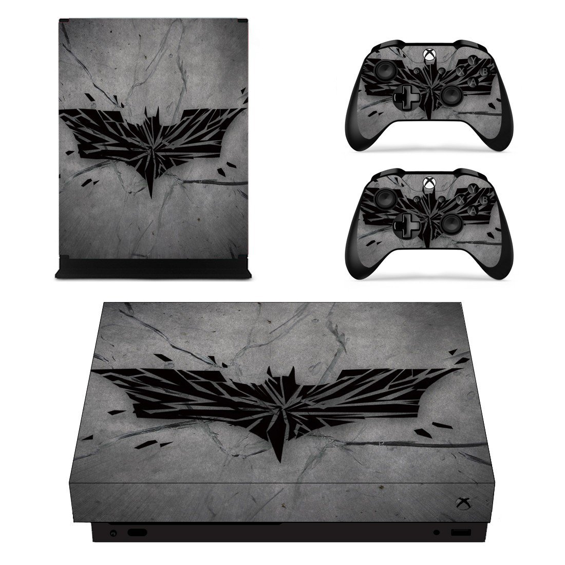 Batman decal skin sticker for Xbox One X console and controllers