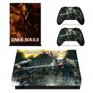 Dark Souls decal skin sticker for Xbox One X console and controllers