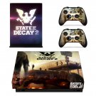 State of Decay 2 decal skin sticker for Xbox One X console and controllers
