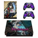 Bloodstained Ritual of the Night decal skin sticker for Xbox One X console and controllers