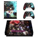 Bloodstained Ritual of the Night decal skin sticker for Xbox One X console and controllers