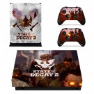 State of Decay 2 decal skin sticker for Xbox One X console and controllers