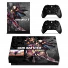 God Eater 3 decal skin sticker for Xbox One X console and controllers