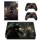 Vampyr decal skin sticker for Xbox One X console and controllers