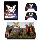 State of Decay 2 decal skin sticker for Xbox One X console and controllers