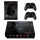 Vampyr decal skin sticker for Xbox One X console and controllers