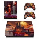 Bloodstained Ritual of the Night decal skin sticker for Xbox One X console and controllers