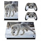 Wolves decal skin sticker for Xbox One X console and controllers