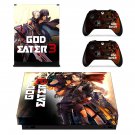 God Eater 3 decal skin sticker for Xbox One X console and controllers