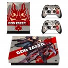 God Eater 3 decal skin sticker for Xbox One X console and controllers