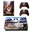 State of Decay 2 decal skin sticker for Xbox One X console and controllers