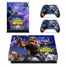 Fortnite decal skin sticker for Xbox One X console and controllers