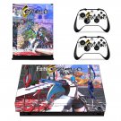 Fate Extella decal skin sticker for Xbox One X console and controllers