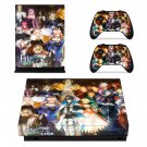 Fate Extella decal skin sticker for Xbox One X console and controllers