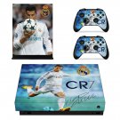 Cristiano Ronaldo decal skin sticker for Xbox One X console and controllers