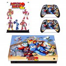 Mega Man 2 decal skin sticker for Xbox One X console and controllers