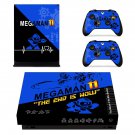 Mega Man 11 decal skin sticker for Xbox One X console and controllers
