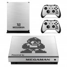 Mega Man 11 decal skin sticker for Xbox One X console and controllers