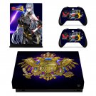 Valkyria Chronicles 4 decal skin sticker for Xbox One X console and controllers